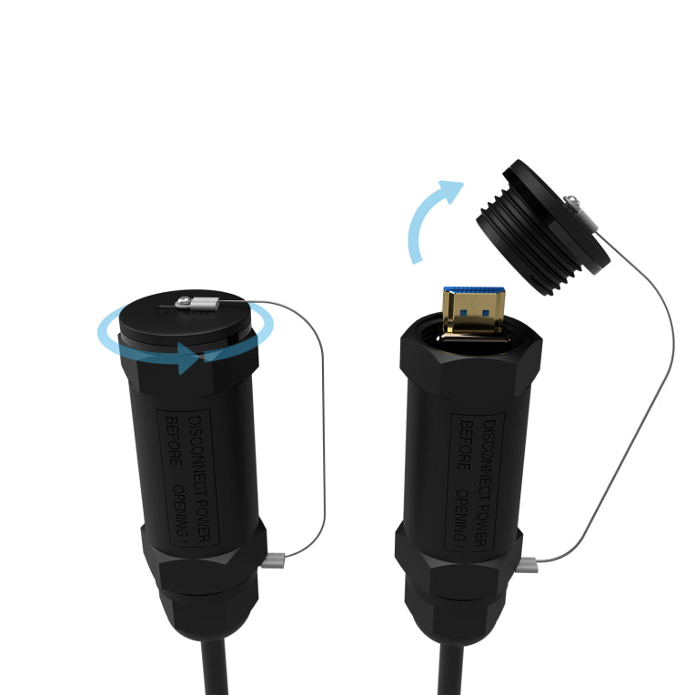 AISENS Cable HDMI V2.1 AOC con Armadura Ultra Alta Velocidad / Hec 8K@60Hz 4K@120Hz 4:4:4 48Gbps. A/M-A/M. Negro. 20M