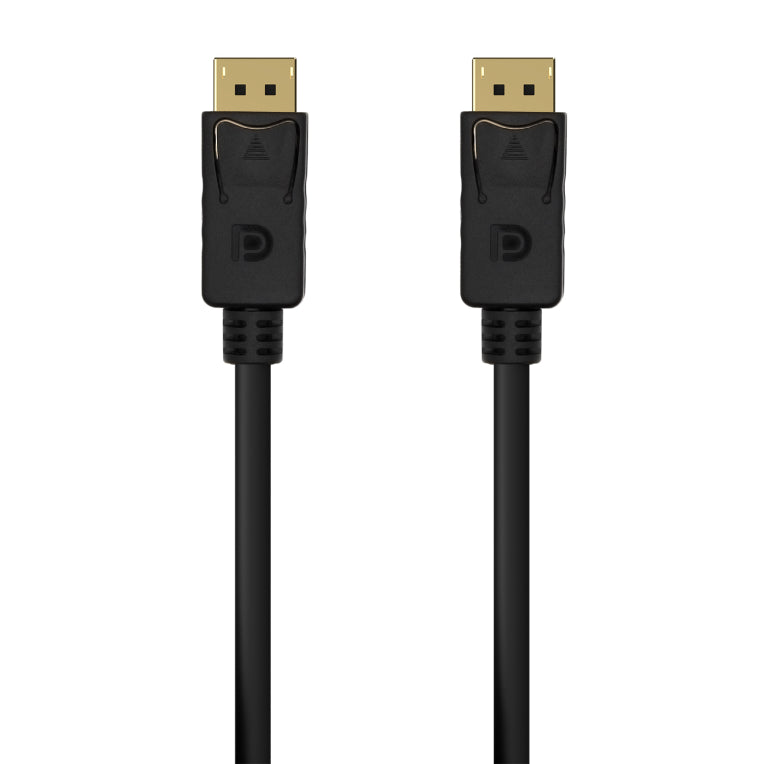 AISENS Cable DISPLAYPORT V1.2 4K@60Hz. DP/M-DP/M. Negro.1.5M