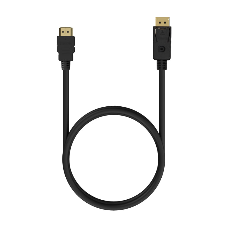 AISENS Cable Conversor DISPLAYPORT a HDMI. DP/M-HDMI/M. Negre. 0.5M