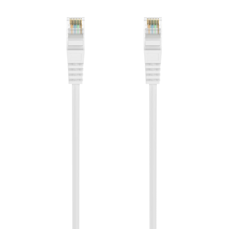AISENS Cable de Red Latiguillo RJ45 LSZH Cat.6A 500 Mhz UTP AWG24. Blanco. 3.0M