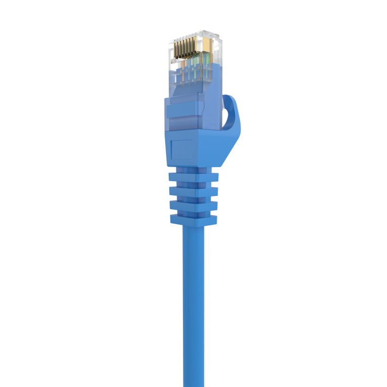 AISENS Cable de Red Latiguillo RJ45 LSZH Cat.6A 500 Mhz UTP AWG24. Azul. 0.5M