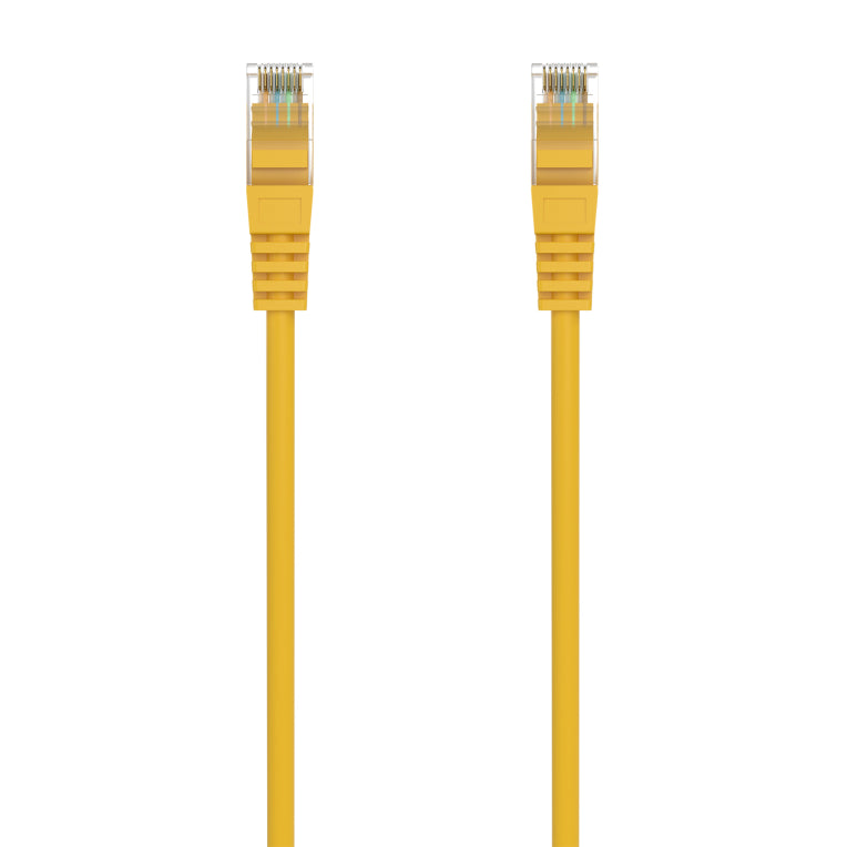 AISENS Cable de Red Latiguillo RJ45 LSZH Cat.6A 500 Mhz UTP AWG24. Amarillo. 30CM
