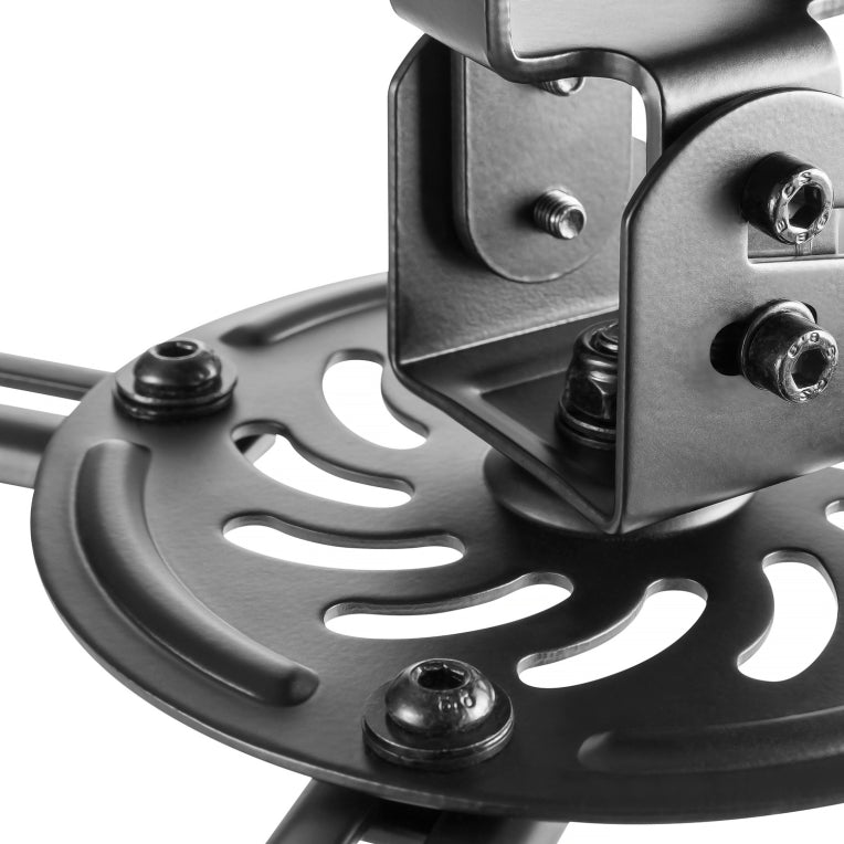 AISENS Soporte Universal Giratorio. Inclinable de Techo para Proyector 13.5Kg. Negro