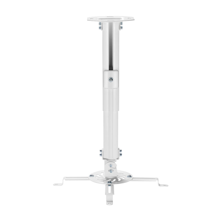 AISENS Soporte Universal Giratorio. Inclinable y Extensible de Techo para Proyector 13.5Kg. Blanco