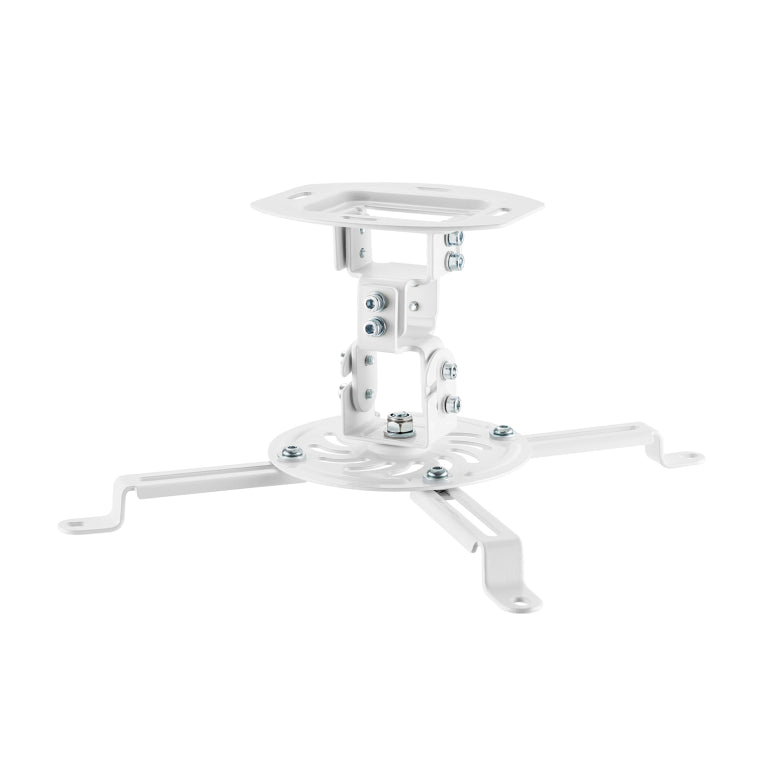 AISENS Soporte Universal Giratorio. Inclinable de Techo para Proyector 13.5Kg. Blanco