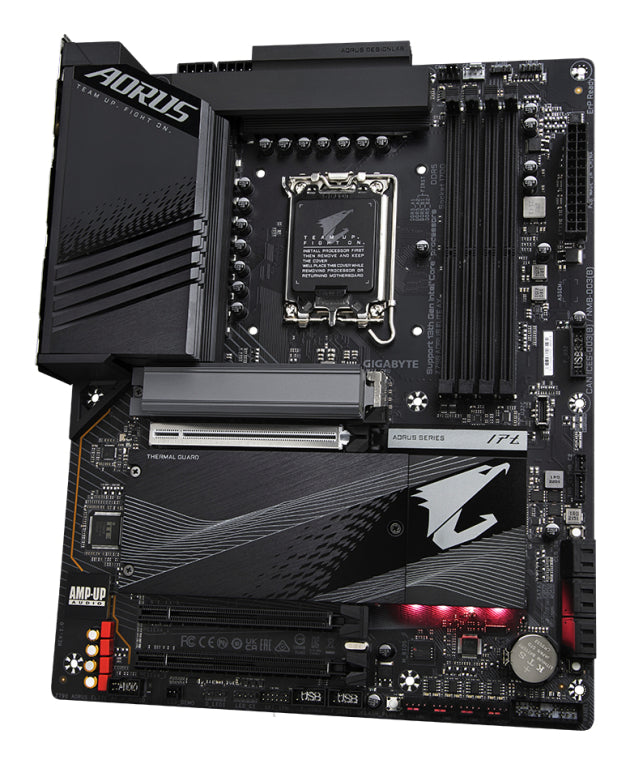 GIGABYTE Z790 AORUS ELITE AX Placa base - Suporta CPU Intel Core de 14a generació. 16*+2+1 fases de VRM digital. fins a 7600MHz DDR5 (OC). 4xPCIe 4.0 M.2. Wi-Fi 6E. LAN de 2.5GbE. USB 3.2 Gen 2x2