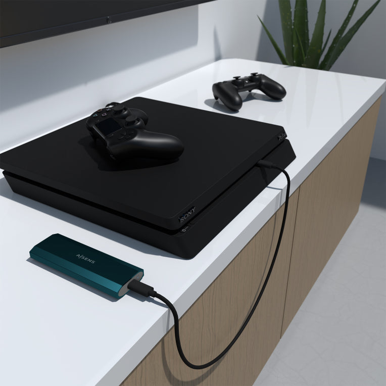 Caixa externa AISENS M.2 (NGFF) ASM2-019BLU SATA/NVMe a USB 3.1 Gen2. Azul