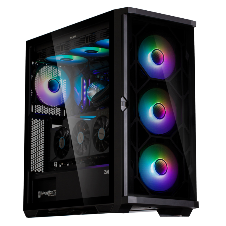 Zalman Z10 DUO carcasa de ordenador Midi Tower Negro - detalle