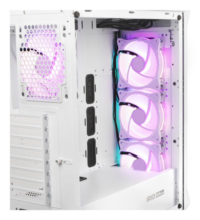 GENESIS Irid 505 ARGB Midi Tower Blanco