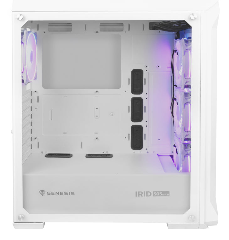 GENESIS Irid 505 ARGB Midi Tower Blanco