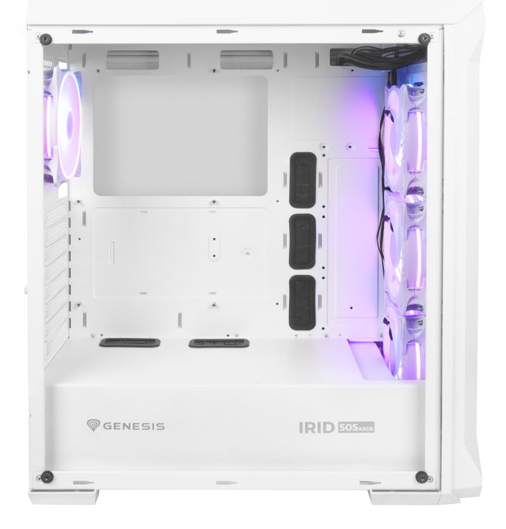 GENESIS Irid 505 ARGB Midi Tower Blanco