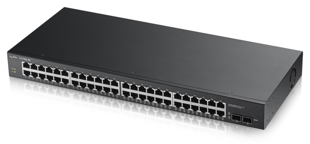 Zyxel GS1900-48-EU0102F switch L2 Gigabit Ethernet (10/100/1000) Negro - detalle