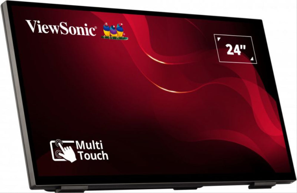 Viewsonic TD2465 pantalla de señalización Panel plano interactivo 61 cm (24") LED 250 cd / m² Full HD Negro Pantalla táctil