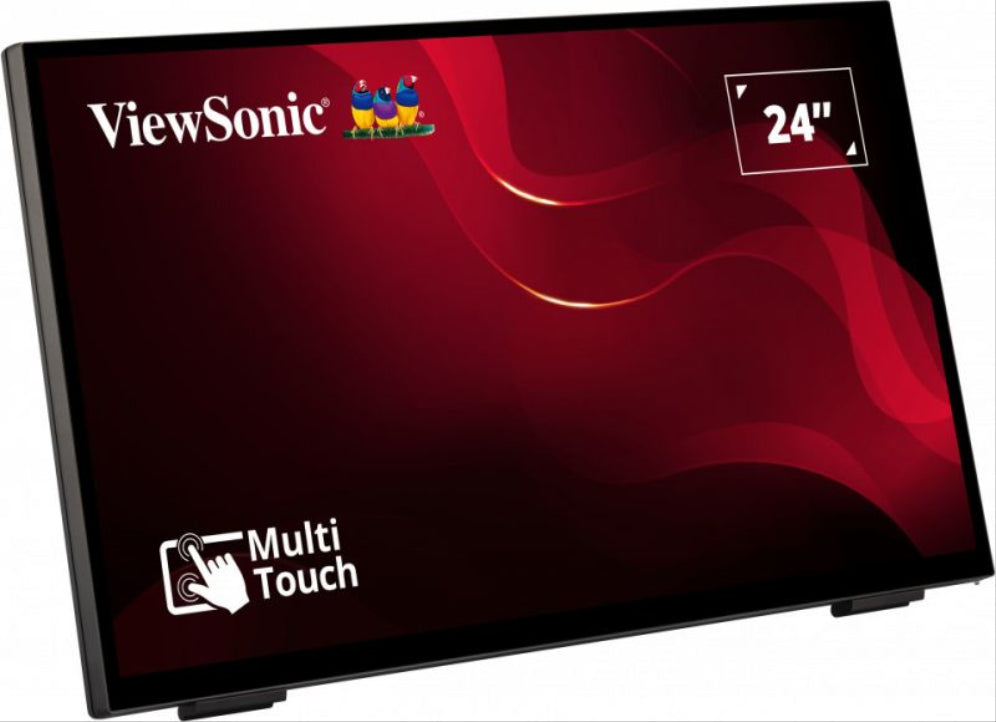 Viewsonic TD2465 pantalla de señalización Panel plano interactivo 61 cm (24") LED 250 cd / m² Full HD Negro Pantalla táctil