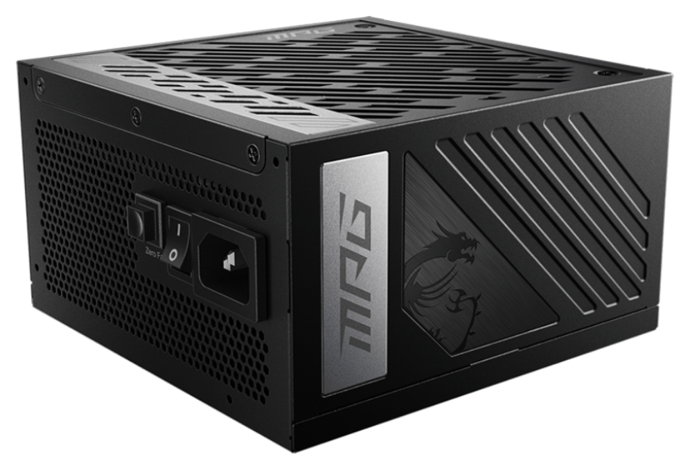 MSI MPG A1000G PCIE5 unidad de fuente de alimentación 1000 W 20+4 pin ATX ATX Negro - detalle