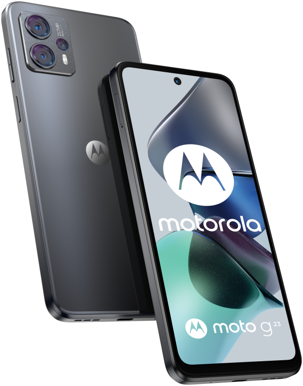 Motorola 23 16.5 cm (6.5") SIM doble Android 13 4G USB Tipo C 8 GB 128 GB 5000 mAh Carbón vegetal - detalle