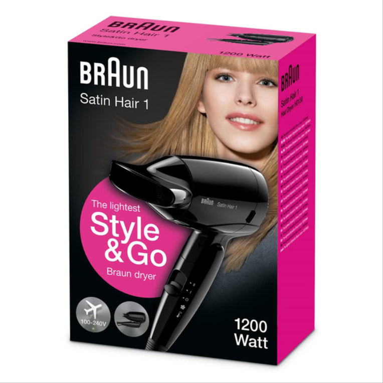 Braun HD130 secador 1200 W Negro