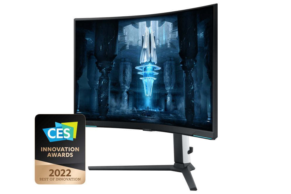 Monitor para PC Samsung G85NB, 81,3 cm (32"), 3840 x 2160 píxeles, 4K Ultra HD, LED, branco