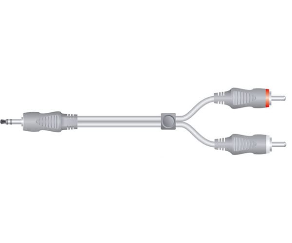 TECHLINK 2 RCA - 1JACK 3.5 ST 1M 640021