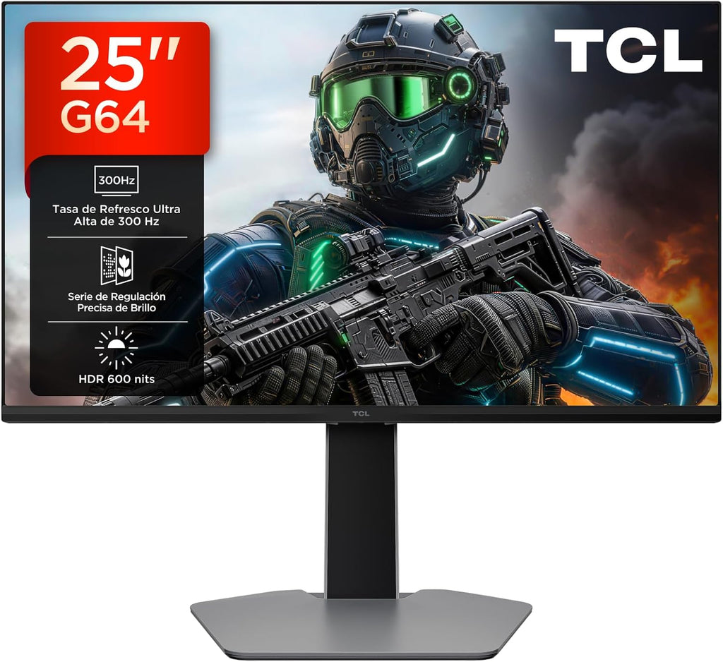 Monitor TCL 25G64 24.5" Mini LED Rapid IPS FHD 300Hz HDR600 FreeSync Premium