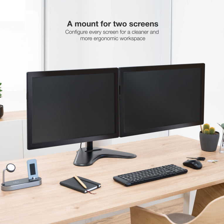 TooQ DB1702TN-B soporte para monitor 81.3 cm (32") Escritorio Negro