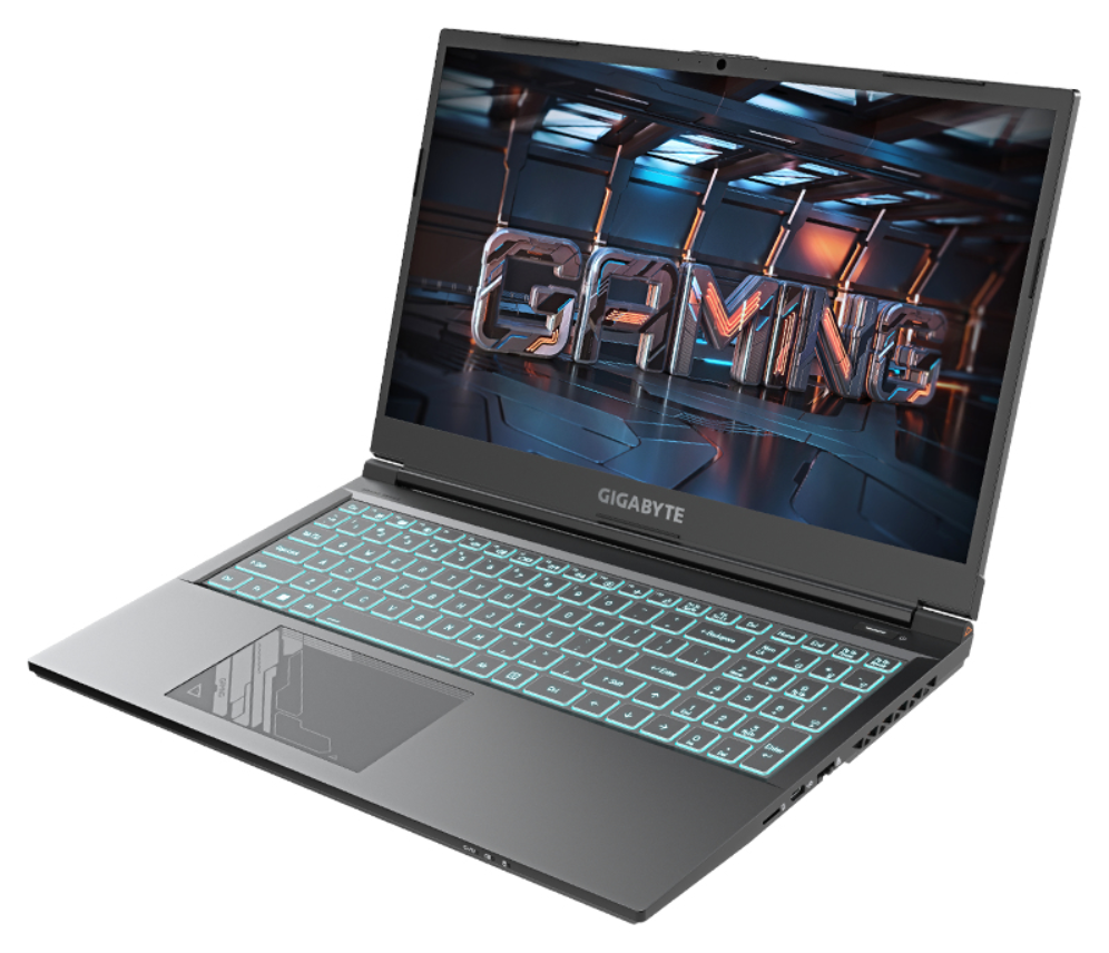 GIGABYTE G5 KF-E3ES313SD ordenador portatil Intel® Core™ i5 i5-12500H Portátil 39.6 cm (15.6") Full HD 16 GB DDR4-SDRAM 512 GB SSD NVIDIA GeForce RTX 4060 Wi-Fi 6E (802.11ax) FreeDOS Negro - detalle