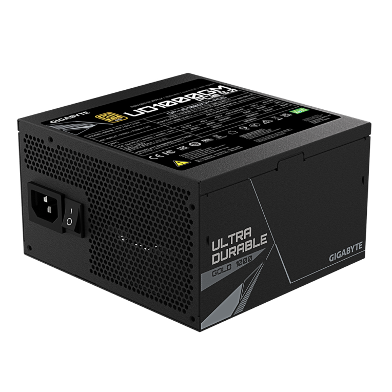 GIGABYTE UD1000GM PG5 unidad de fuente de alimentación 1000 W 20+4 pin ATX ATX Negro - detalle