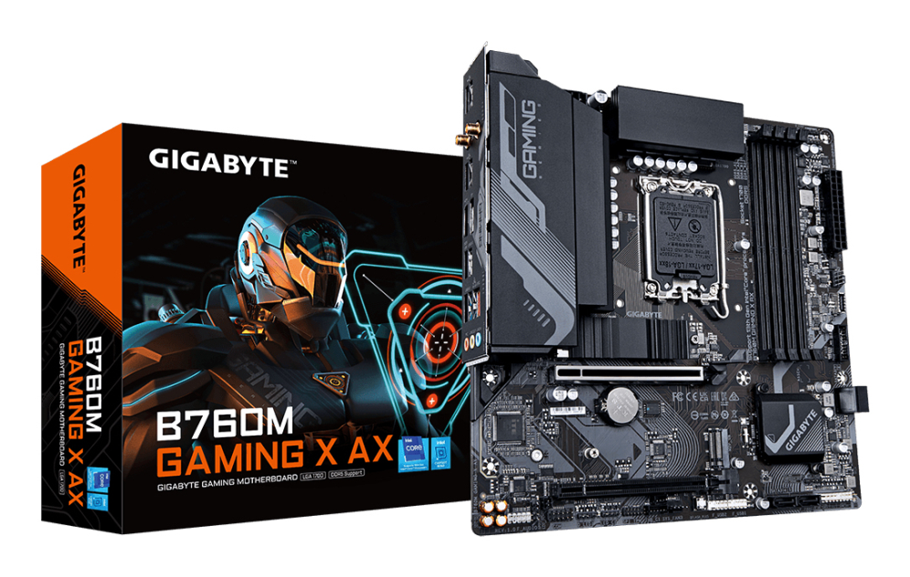 GIGABYTE B760M Gaming X AX Intel B760 Express LGA 1700 micro ATX - detalle