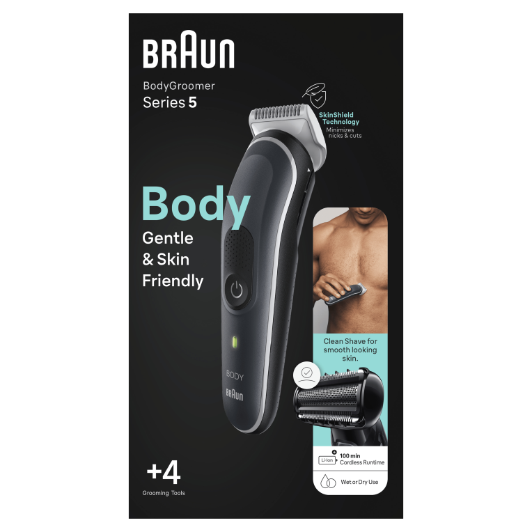 Braun BodyGroomer BG5360 Gris - detalle