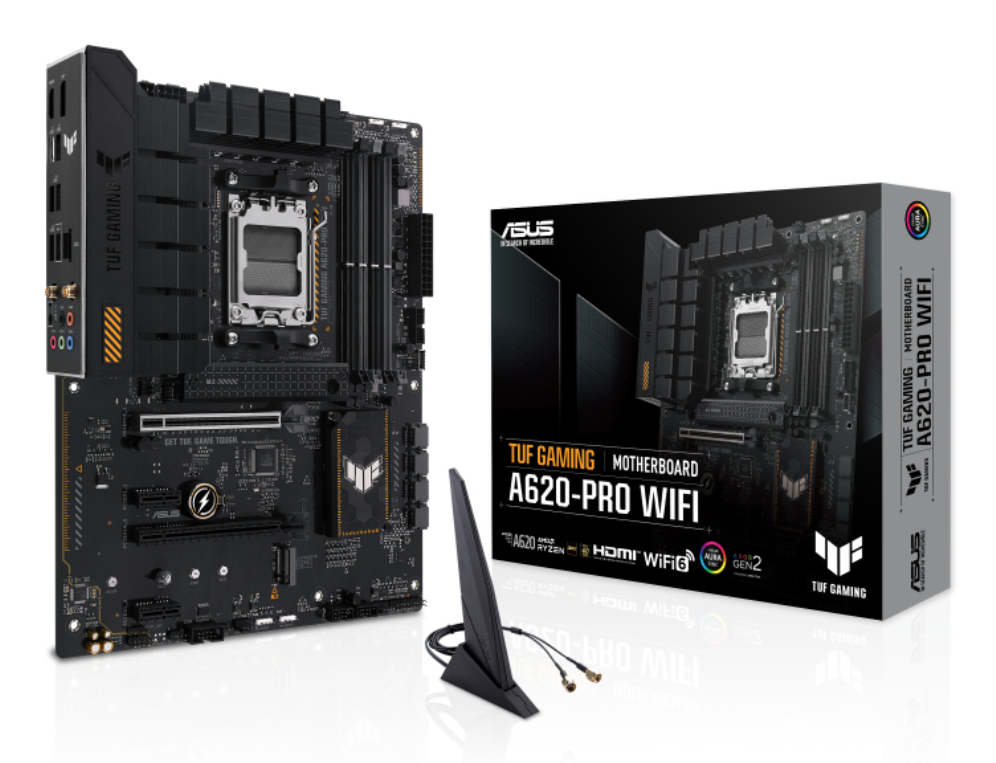 ASUS TUF GAMING A620-PRO WIFI AMD A620 Zócalo AM5 ATX - detalle