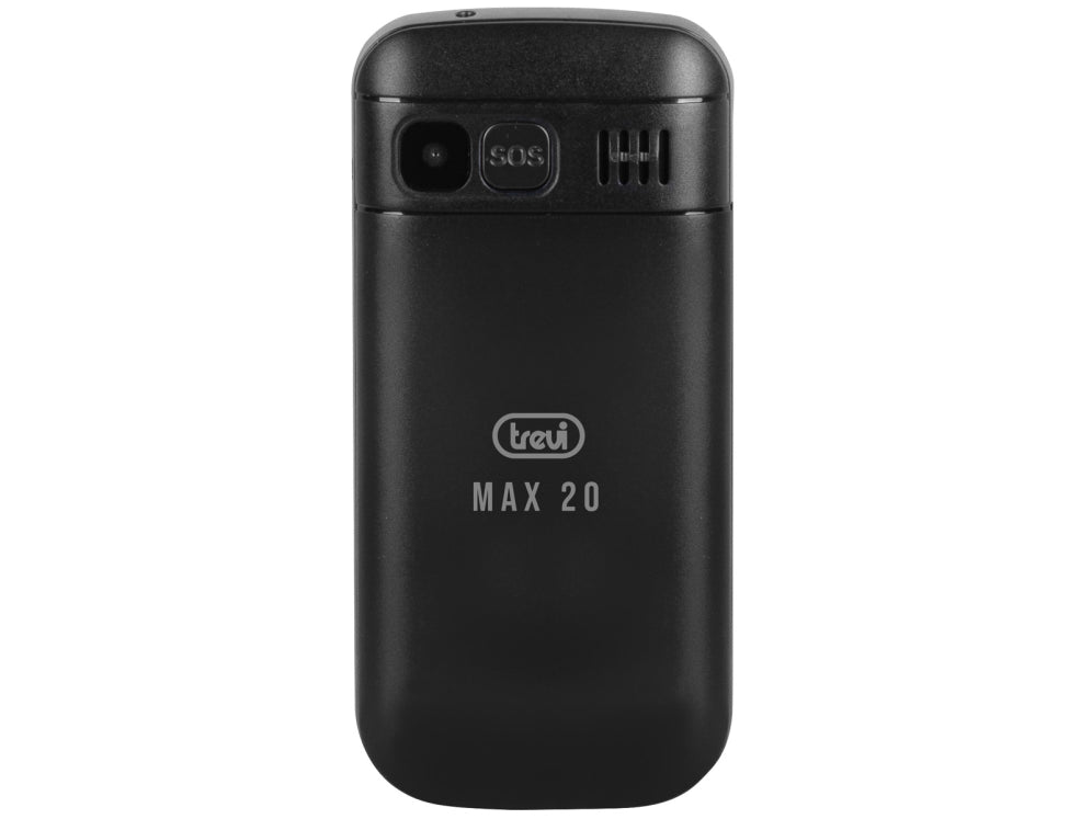 Trevi Max 20 4.5 cm (1.77") 160 g Negro Teléfono para personas mayores