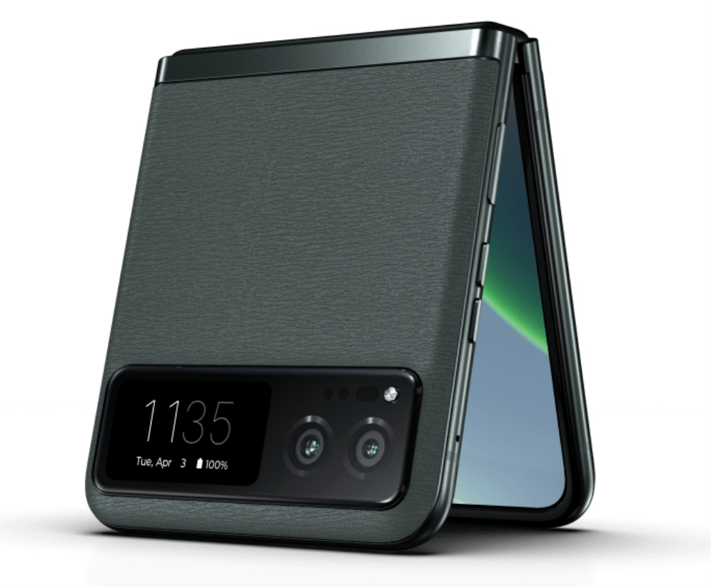 Motorola razr Razr40 green 17.5 cm (6.9") SIM doble Android 13 5G USB Tipo C 8 GB 256 GB 4200 mAh Verde - detalle