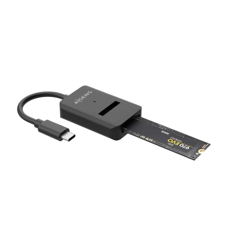 AISENS USB-C Dock M.2 (NGFF) ASUC-M2D011-BK SATA/NVMe A USB3.1 Gen2. Negra