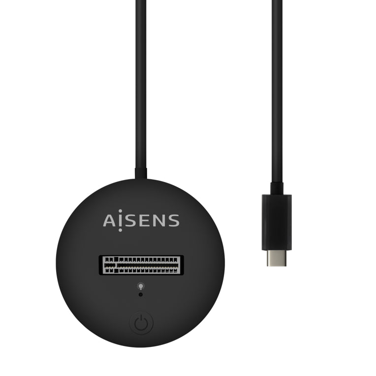 AISENS USB-C Dock M.2 (NGFF) ASUC-M2D013-BK SATA/NVMe A USB3.1 Gen2. Negra