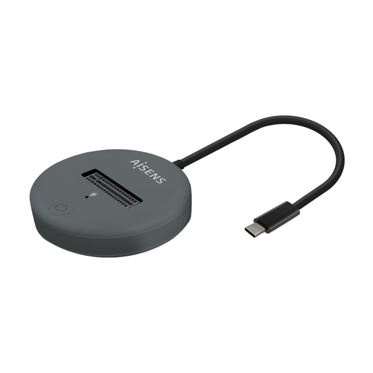 AISENS USB-C Dock M.2 (NGFF) ASUC-M2D014-GR SATA/NVMe A USB3.1 Gen2. Gris