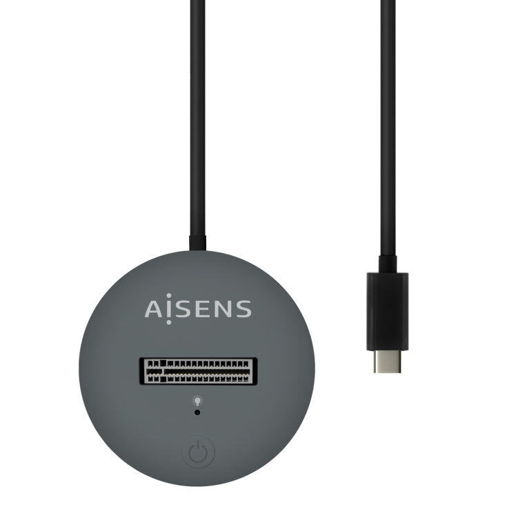 AISENS USB-C Dock M.2 (NGFF) ASUC-M2D014-GR SATA/NVMe A USB3.1 Gen2. Gris