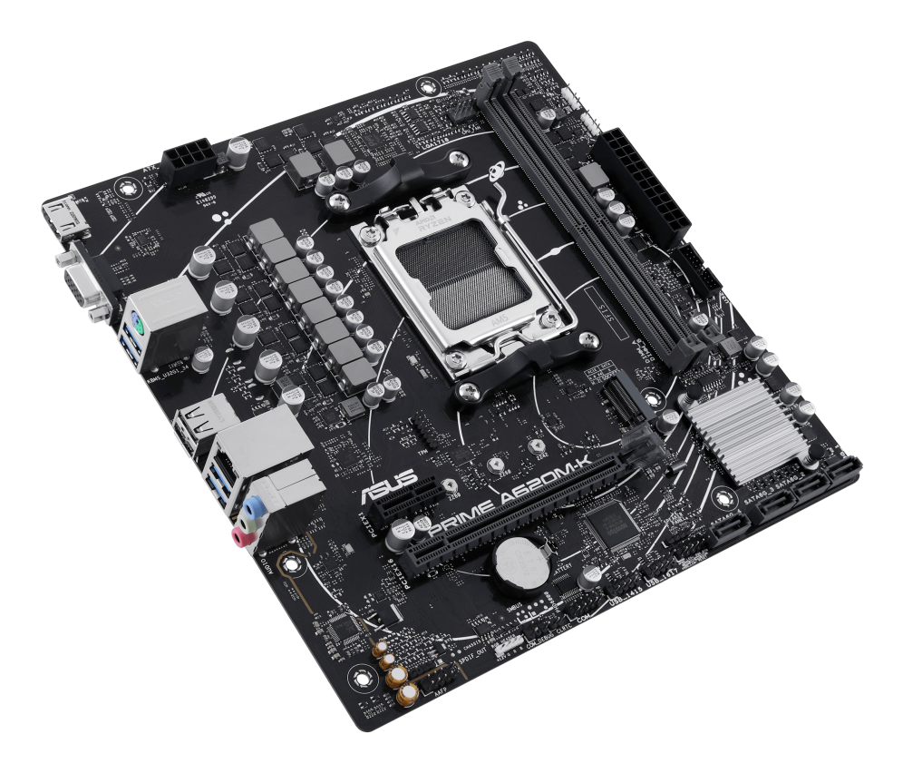 ASUS PRIME A620M-K AMD A620 Zócalo AM5 micro ATX - detalle