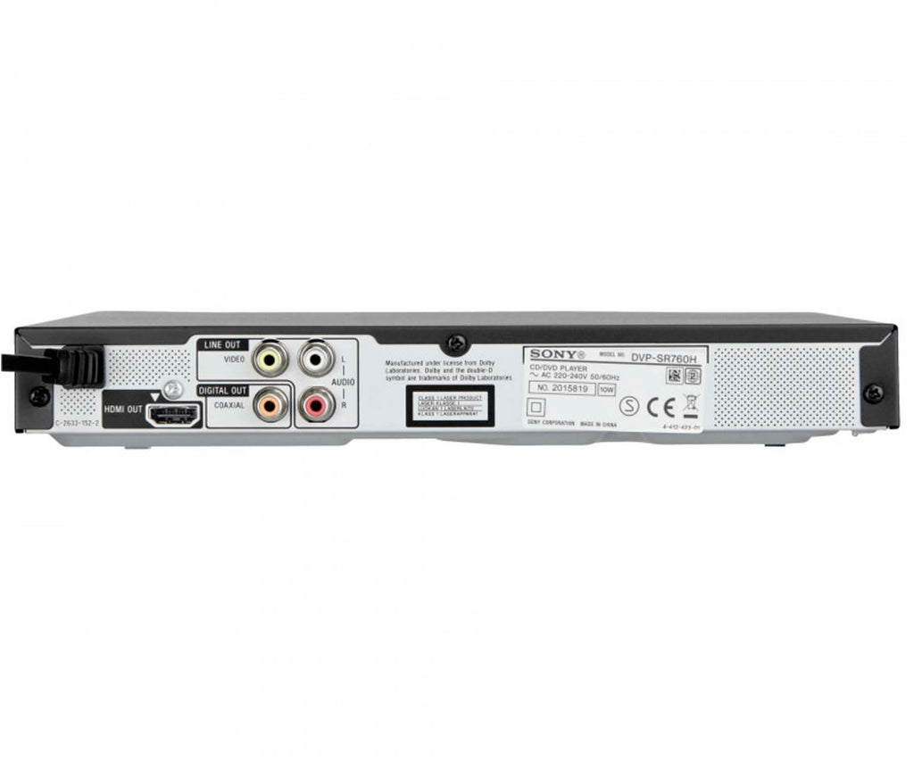 SONY DVP-SR760H BLACK / REPRODUCTOR DVD FULL HD - detalle