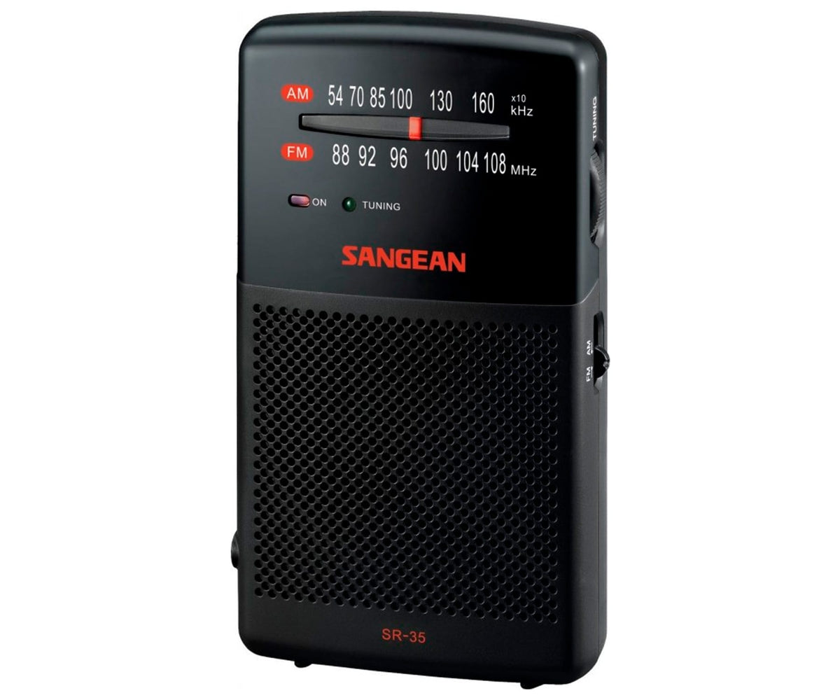 SANGEAN SR-35 NEGRO / RADIO PORTÁTIL - detalle