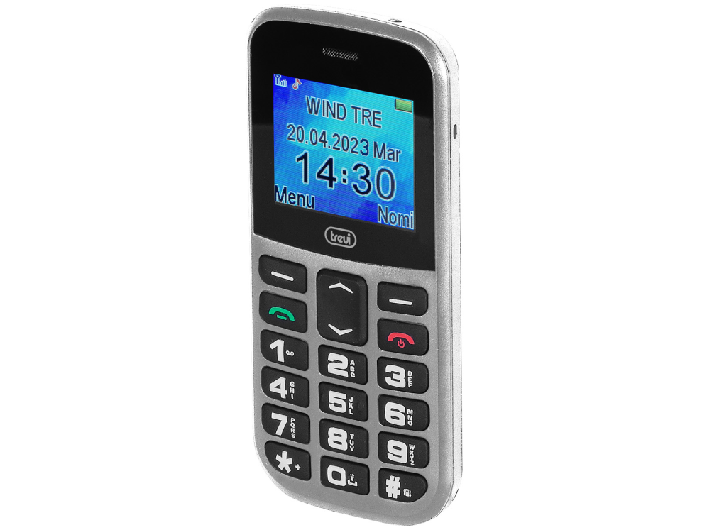 Trevi Max 20 4.5 cm (1.77") 160 g Plata Teléfono para personas mayores - detalle