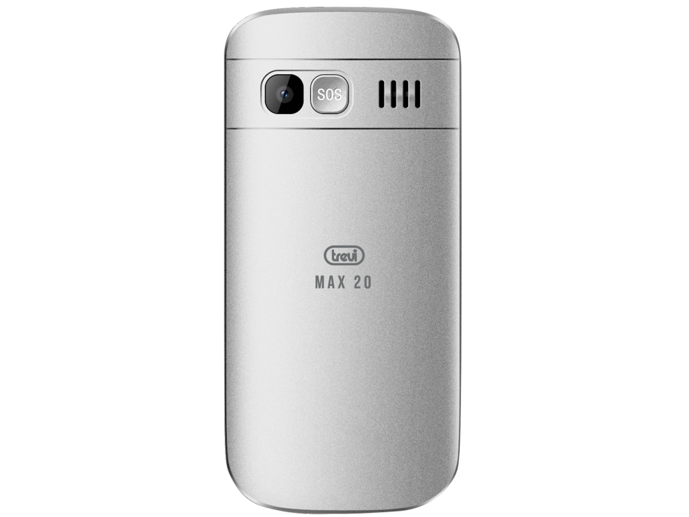 Trevi Max 20 4.5 cm (1.77") 160 g Plata Teléfono para personas mayores - detalle