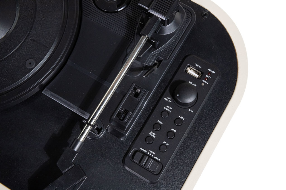 Trevi TT 1020 BT Tocadiscos de tracción directa Beige Semiautomático - detalle