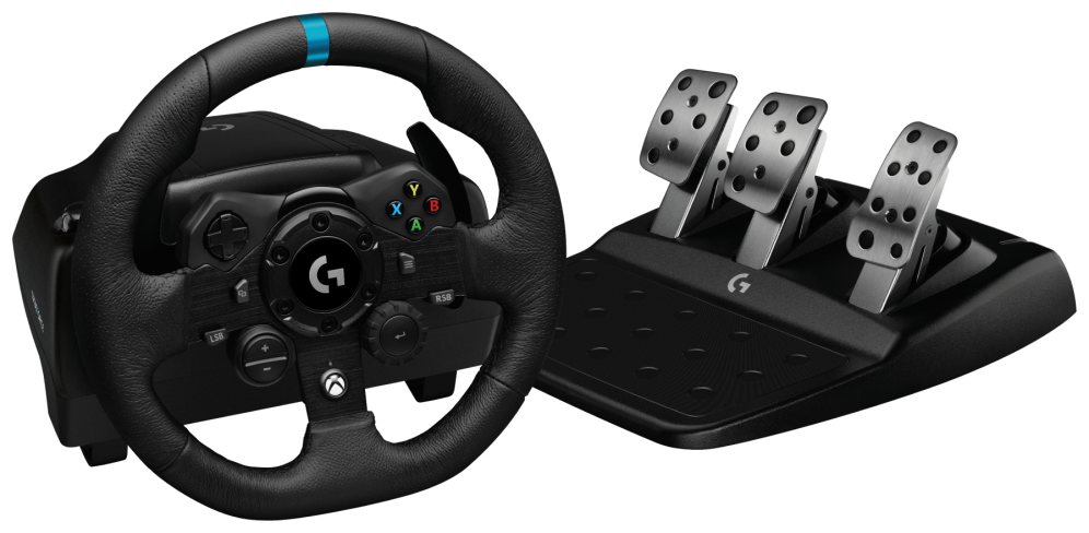Logitech G G923 Negro USB 2.0 Volante + Pedales Analógico/Digital PC. Xbox One. Xbox Series S. Xbox Series X - detalle