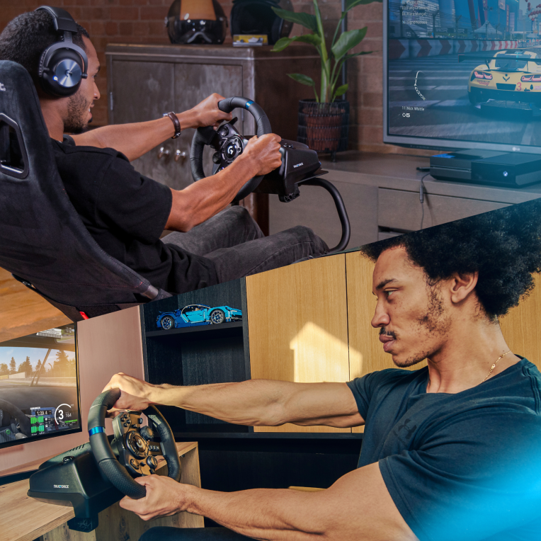 Logitech G G923 Negro USB 2.0 Volante + Pedales Analógico/Digital PC. Xbox One. Xbox Series S. Xbox Series X - detalle