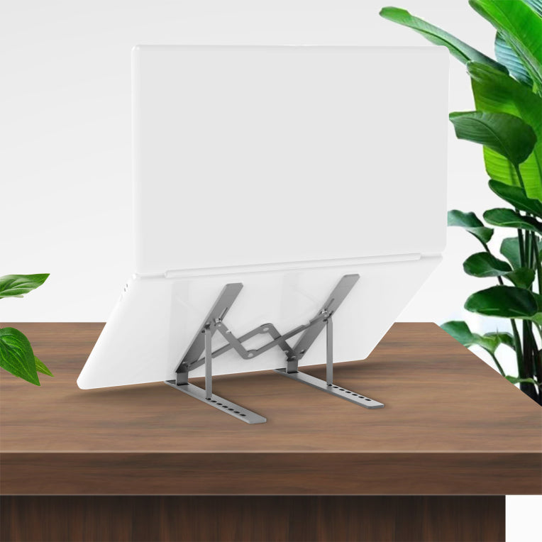 AISENS Soporte de Sobremesa Ajustable para Portatil / Tablet. Gris