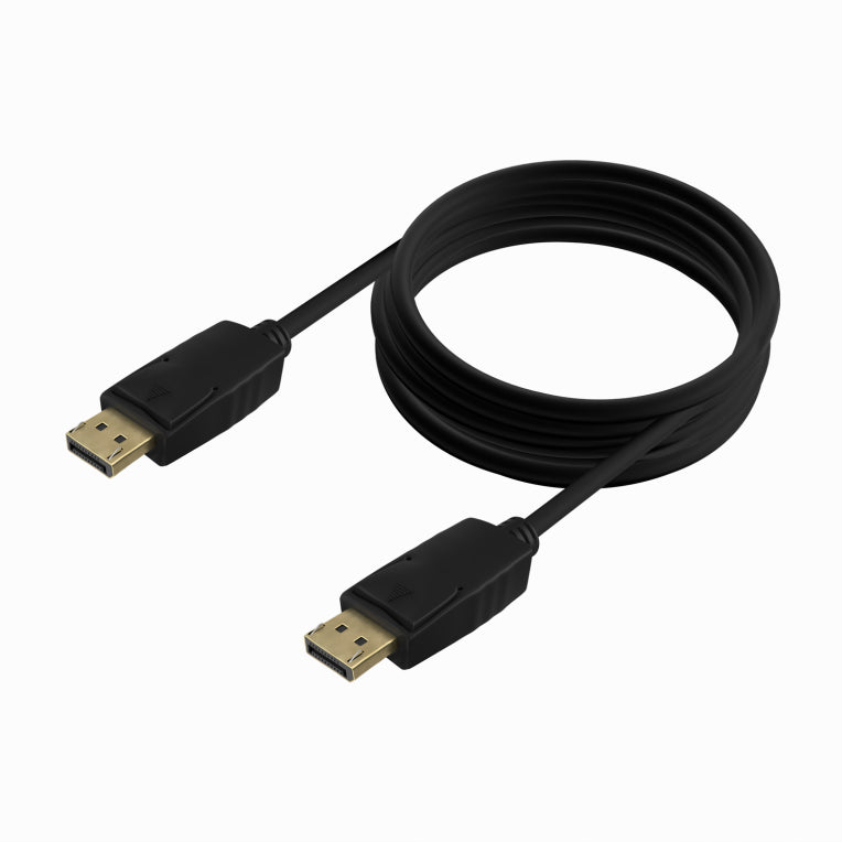 AISENS Cable DISPLAYPORT V1.2 CCS 4K@60Hz. DP/M-DP/M. Negro. 3.0m