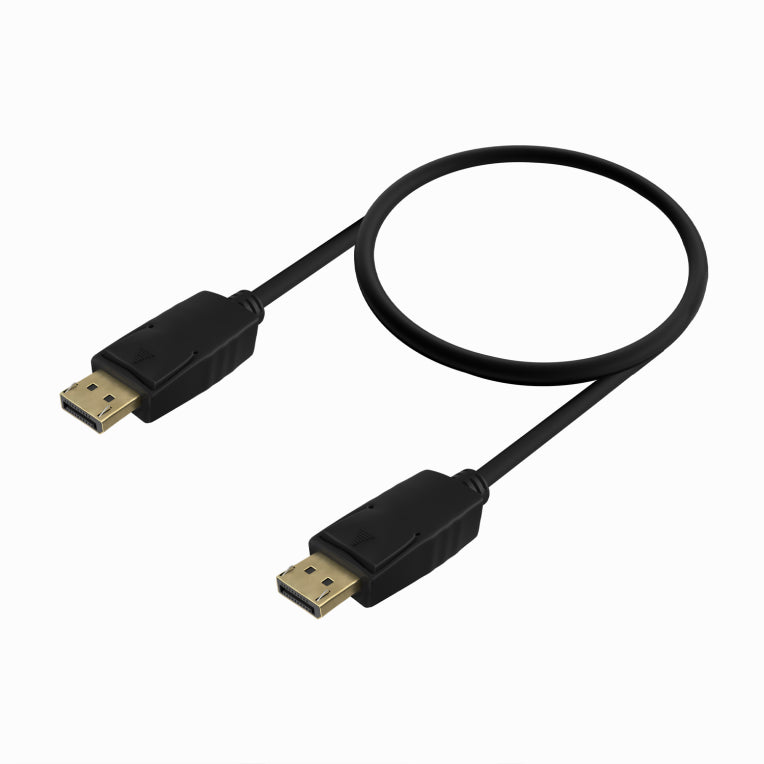 AISENS Cable DISPLAYPORT V1.2 CCS 4K@60Hz. DP/M-DP/M. Negro. 0.5m