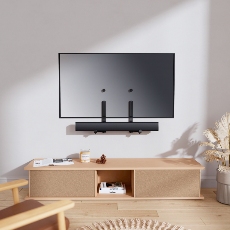 AISENS Soporte Universal para Barra de Sonido. Negro - detalle
