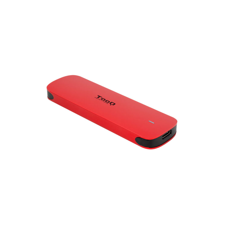 TooQ Caja externa para SSD M.2 NVMe. Rojo