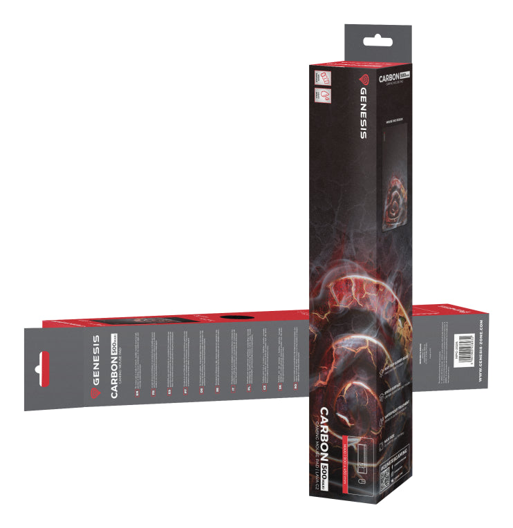 GENESIS Carbon 500 Maxi Lava G2 Alfombrilla de ratón para juegos Multicolor